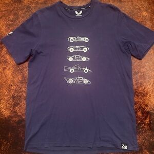 Men's Blue McLaren Racing Car Graphic Tee